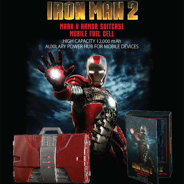 Iron Man 2 Mark V Armor Suitcase Fuel 