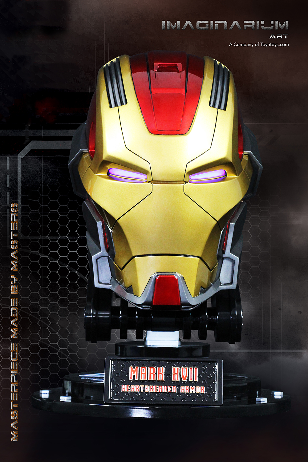 Iron Man Mark 17 1:1 Scale Helmet Replica Masterpiece by Imaginarium Art