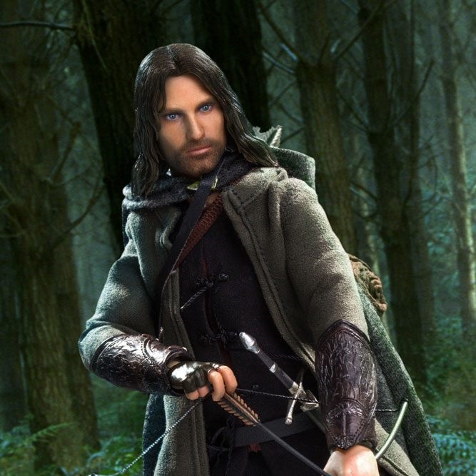 The Lord Of The Rings Aragon Deluxe Version Lord Of The Rings Real Master Series 1 8 Action Figure By Star Ace Toys