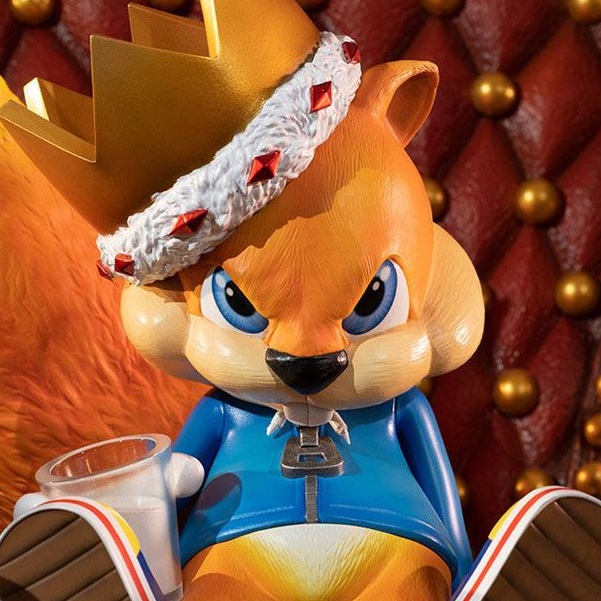 conker bad fur day statue