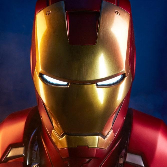 Marvel Iron Man Mark Iii Life Size Bust By Sideshow Collectibles