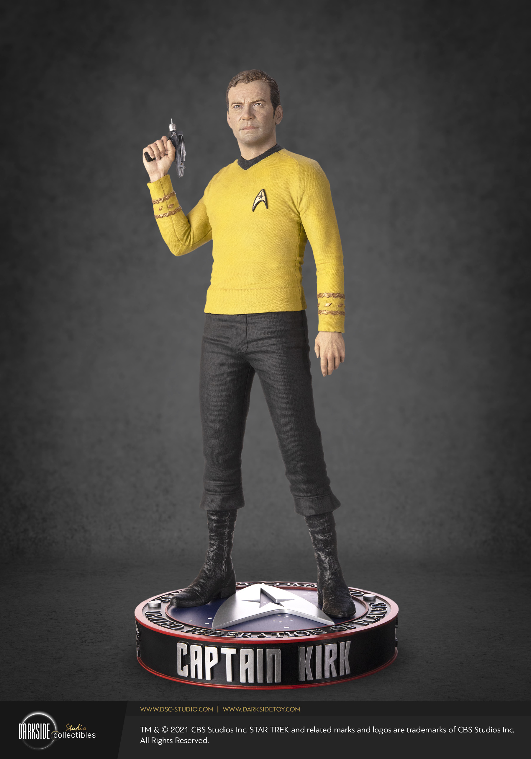Captain Kirk Star Trek 1/3 Scale Statue by DarkSide Collectibles Studio_product
