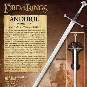 Anduril Sword of King Elessar UC1380