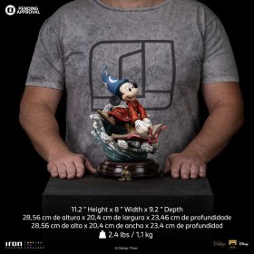 Sorcerer Mickey Deluxe Disney Classics Vintage Collection Art 1/10 Scale Statue by Iron Studios