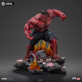 Red Hulk Captain America Brave New World Marvel Art 1/10 Scale Statue by Iron Studios