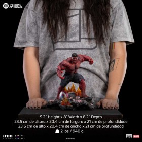 Red Hulk Captain America Brave New World Marvel Art 1/10 Scale Statue by Iron Studios