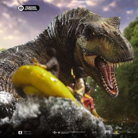 T-Rex River Attack Jurassic World: Rebirth Demi Art 1/20 Scale Statue by Iron Studios