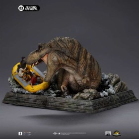 T-Rex River Attack Jurassic World: Rebirth Demi Art 1/20 Scale Statue by Iron Studios