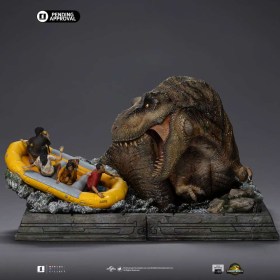 T-Rex River Attack Jurassic World: Rebirth Demi Art 1/20 Scale Statue by Iron Studios