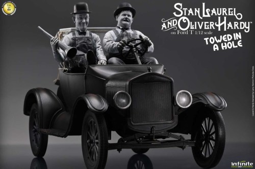 Ford T Laurel & hardy towed in a hole 1/12 scale by Infinite Statue