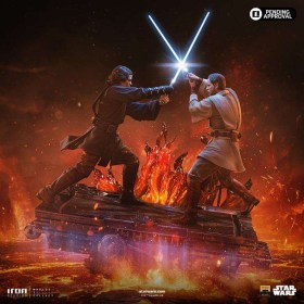 Anakin vs. Obi Wan Star Wars Art 1/10 Scale Statue by Iron Studios