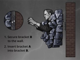 Frankenstein Wall Sculpture Classic Horror Edition Lifesize by HCG