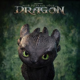 Toothless How To Train Your Dragon Life Size Bust by ECC