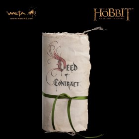 The Contract of Bilbo Baggins Prop Replica by Weta