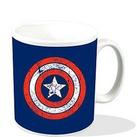 Marvel Mug Captain America Shield Logo by Titan Merchandise