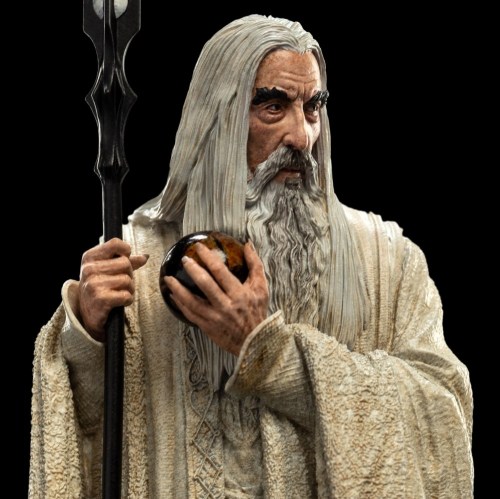 Saruman The White Lord of the Rings Statue by Weta