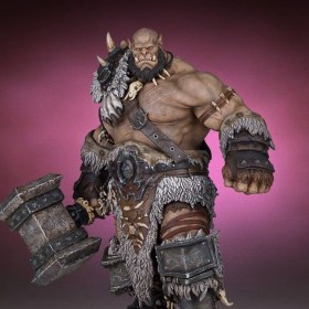 Warcraft Orgrim Doomhammer Statue by Gentle Giant