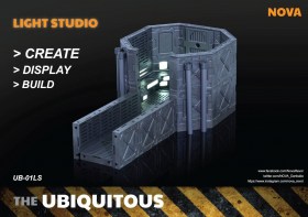 Ubiquitous Diorama Case with Lighting for Action Figures LS Edition by Nova