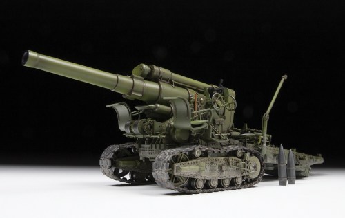 Soviet 203-mm Howitzer m1931 B-4 «Stalin`s Sledgehammer» by Zvezda