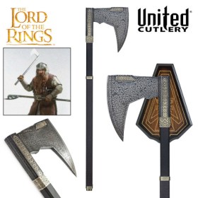 Bearded Axe of Gimli Lord of the Rings 1/1 Replica by United Cutlery