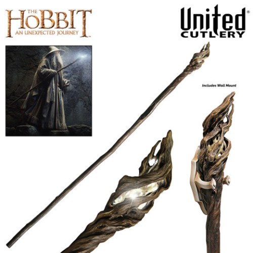 Illuminated Staff of The Wizard Gandalf The Hobbit by United Cutlery