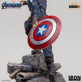 Captain America Avengers Endgame Deluxe BDS Art 1/10 Scale Statue by Iron Studios