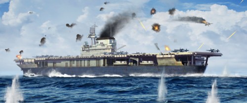 1/700 USS Yorktown CV-5 by Trumpeter