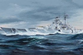 1/350 German Bismarck Battleship by Trumpeter