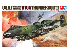 1/48 SCALE FAIRCHILD REPUBLIC A-10A THUNDERBOLT II by Tamiya