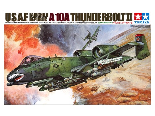 1/48 SCALE FAIRCHILD REPUBLIC A-10A THUNDERBOLT II by Tamiya