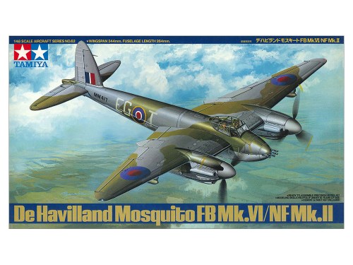 1/48 SCALE DE HAVILLAND MOSQUITO FB MK.VI/NF MK.II by Tamiya