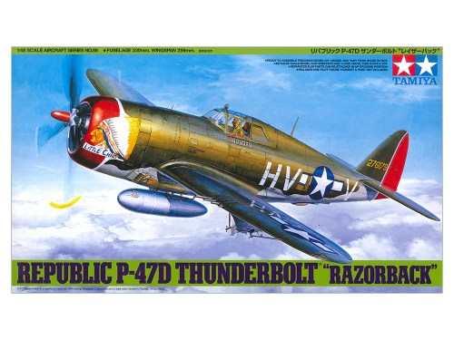 1/48 SCALE REPUBLIC P-47D THUNDERBOLT® "RAZORBACK" by Tamiya