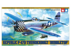 1/48 SCALE REPUBLIC P-47D THUNDERBOLT® "BUBBLETOP" by Tamiya