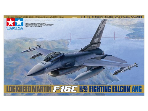 1/48 SCALE LOCKHEED MARTIN® F-16®C [BLOCK 25/32] FIGHTING FALCON® ANG by Tamiya