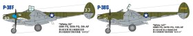 1/48 SCALE LOCKHEED® P-38®F/G LIGHTNING® by Tamiya