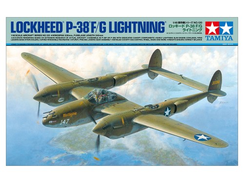 1/48 SCALE LOCKHEED® P-38®F/G LIGHTNING® by Tamiya