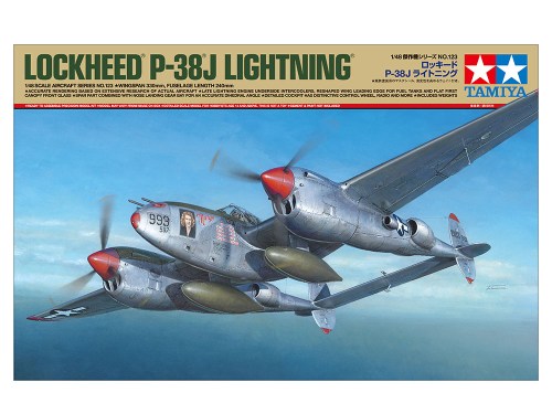 1/48 SCALE LOCKHEED® P-38®J LIGHTNING® by Tamiya