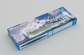 1/700 HMS Cornwall by Trumpeter