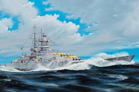 German Gneisenau Battleship by Trumpeter