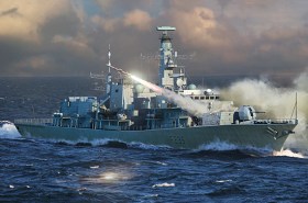 1/700 HMS TYPE 23 Frigate Monmouth(F235) by Trumpeter