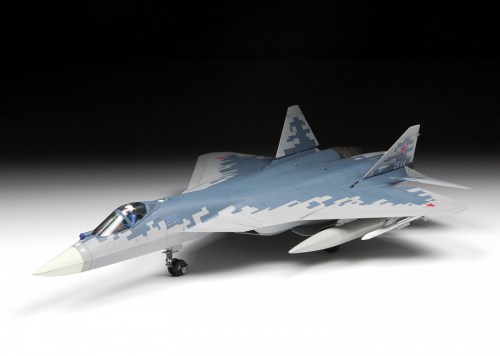 Russian fifth-generation fighter SU-57 by Zvezda