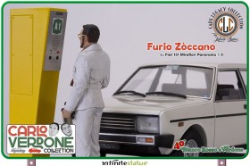 Furio Zòccano Fiat 131 Mirafiori Panorama 1/18 Statue by Infinite Statue