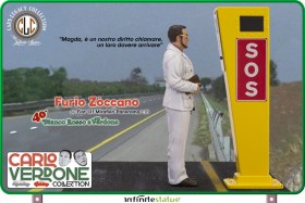 Furio Zòccano Fiat 131 Mirafiori Panorama 1/18 Statue by Infinite Statue