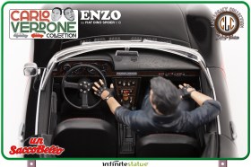 Enzo on Fiat Dino Spider 1/18 Resin Car by Infinite Statue