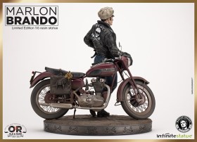 Marlon Brando with Triumph Thunderbird Old&Rare 1/6 Resin Statue by Infinite Statue