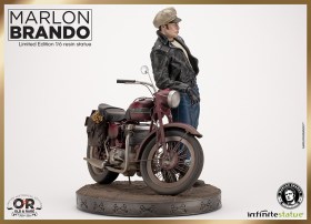 Marlon Brando with Triumph Thunderbird Old&Rare 1/6 Resin Statue by Infinite Statue