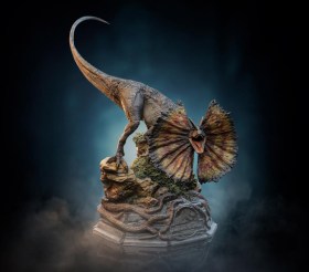 Dilophosaurus Jurassic World Dominion Art 1/10 Scale Statue by Iron Studios