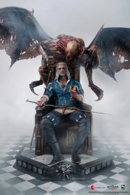 Geralt of Rivia & High Vampire Dettlaff Witcher 3 Wild Hunt 1/4 Statue by Pure Arts
