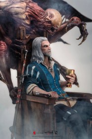 Geralt of Rivia & High Vampire Dettlaff Witcher 3 Wild Hunt 1/4 Statue by Pure Arts