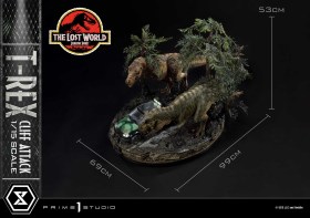 T-Rex Cliff Attack Bonus Version The Lost World Jurassic Park 1/15 Scale Statue by Prime 1 Studio